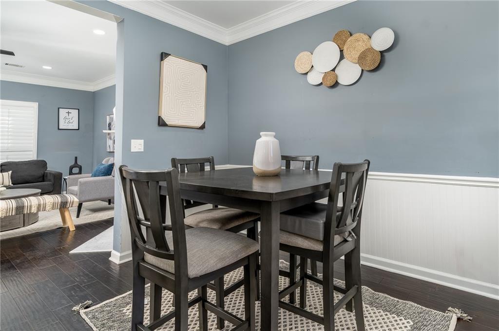 3539 Mt Vernon Circle Atlanta, GA 30340 - Photo 10 of 15 a view of a dining room with a table and chairs