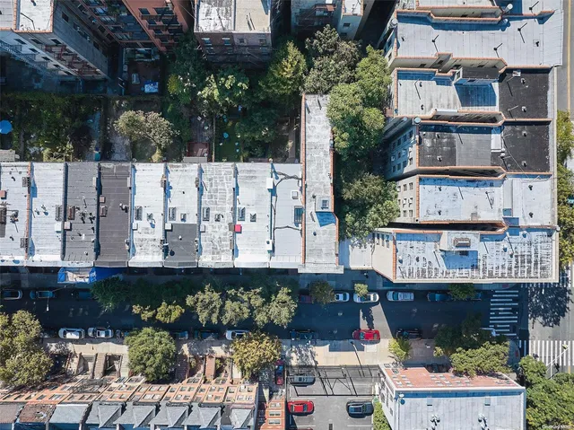 an aerial view of residential house with outdoor space