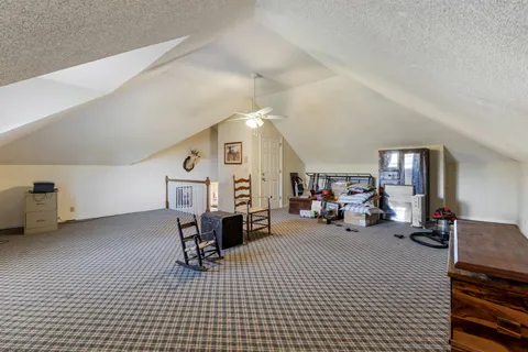 a view of a livingroom with furniture