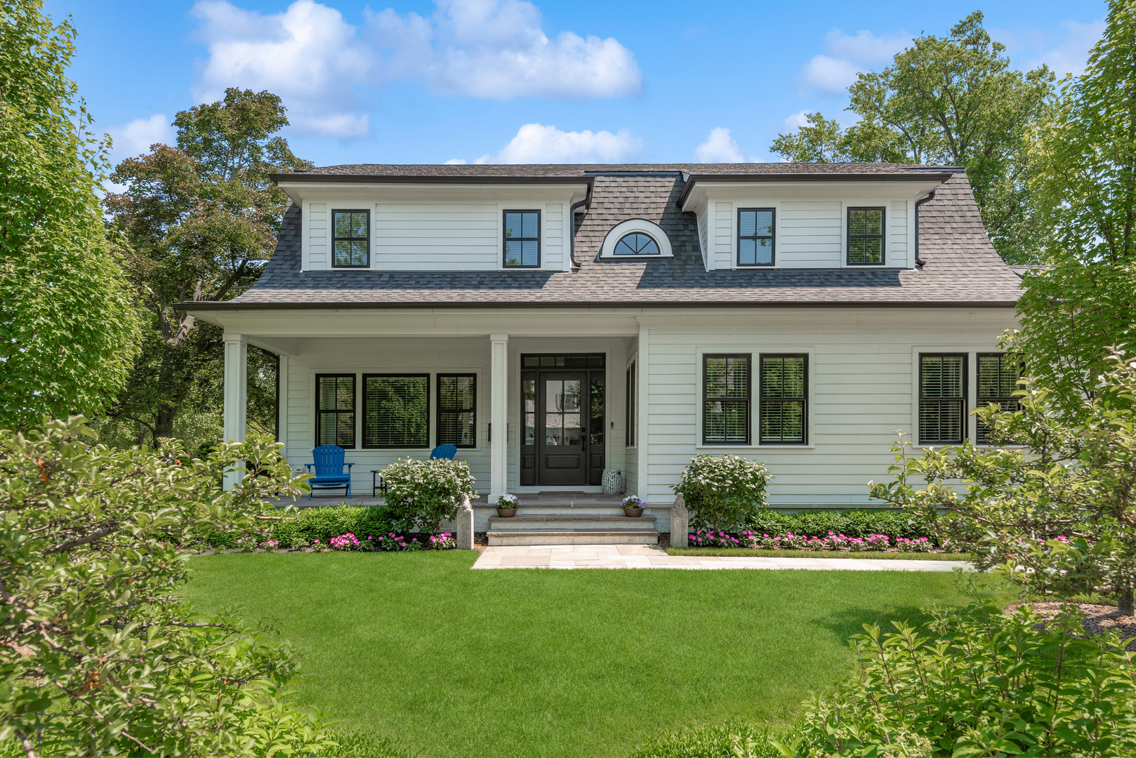 209 Fuller Lane Winnetka, IL 60093 - Photo 7 of 9 front view of a house with a yard