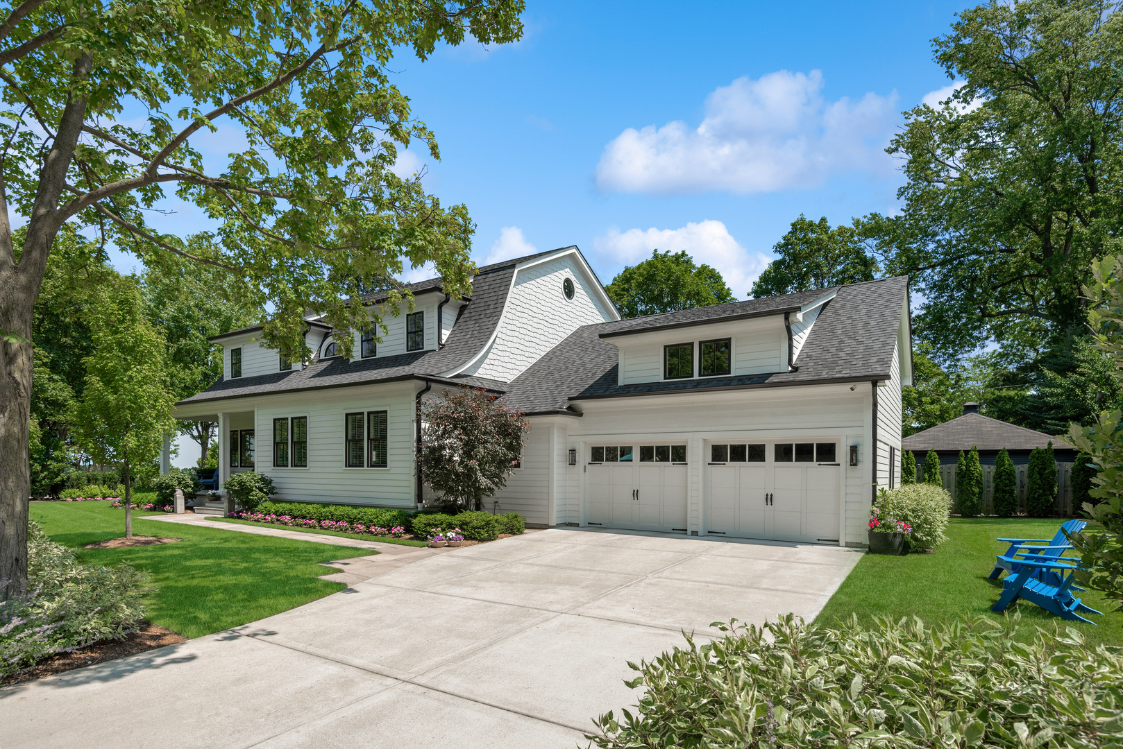 209 Fuller Lane Winnetka, IL 60093 - Photo 8 of 9 a front view of a house with a yard