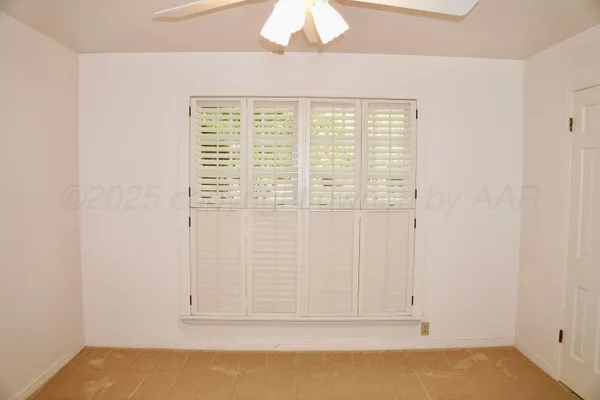 a view of a room with empty racks