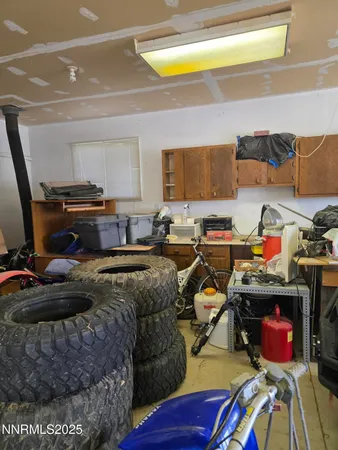 a room with storage and utility