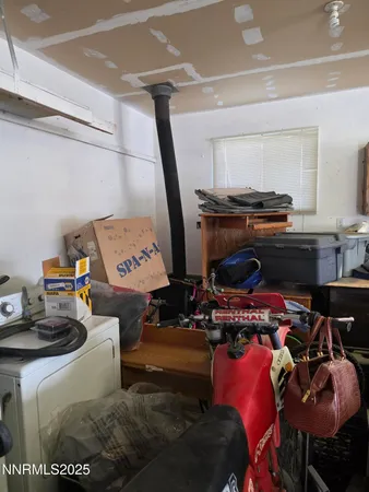 a view of storage and utility room