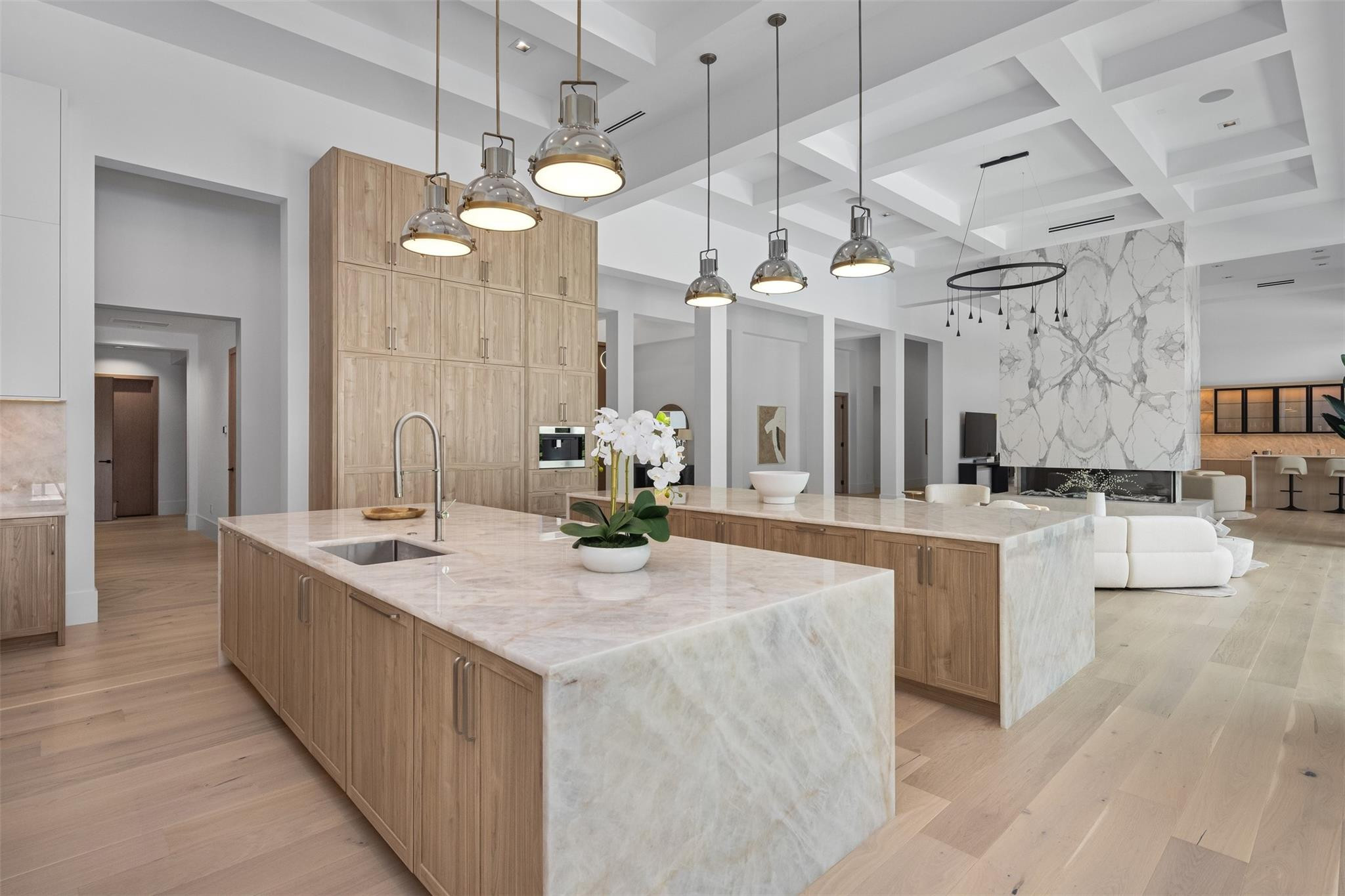 12701 Luray Road Southwest Ranches, FL 33330 - Photo 3 of 44 a large kitchen with kitchen island a sink appliances and a counter top space