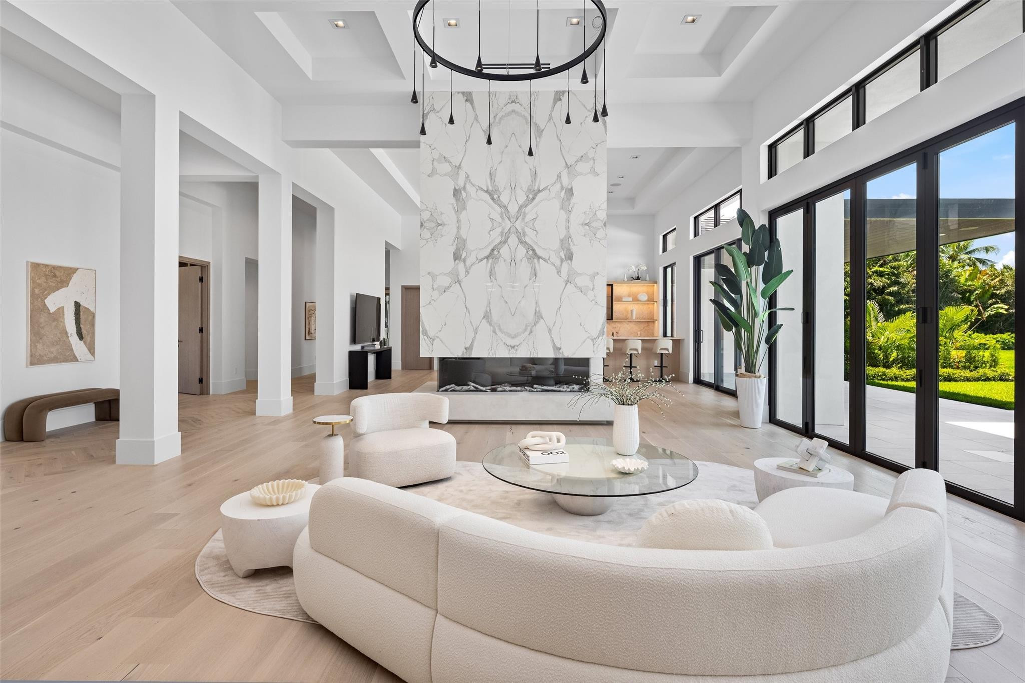 12701 Luray Road Southwest Ranches, FL 33330 - Photo 8 of 44 a living room with furniture and a large window