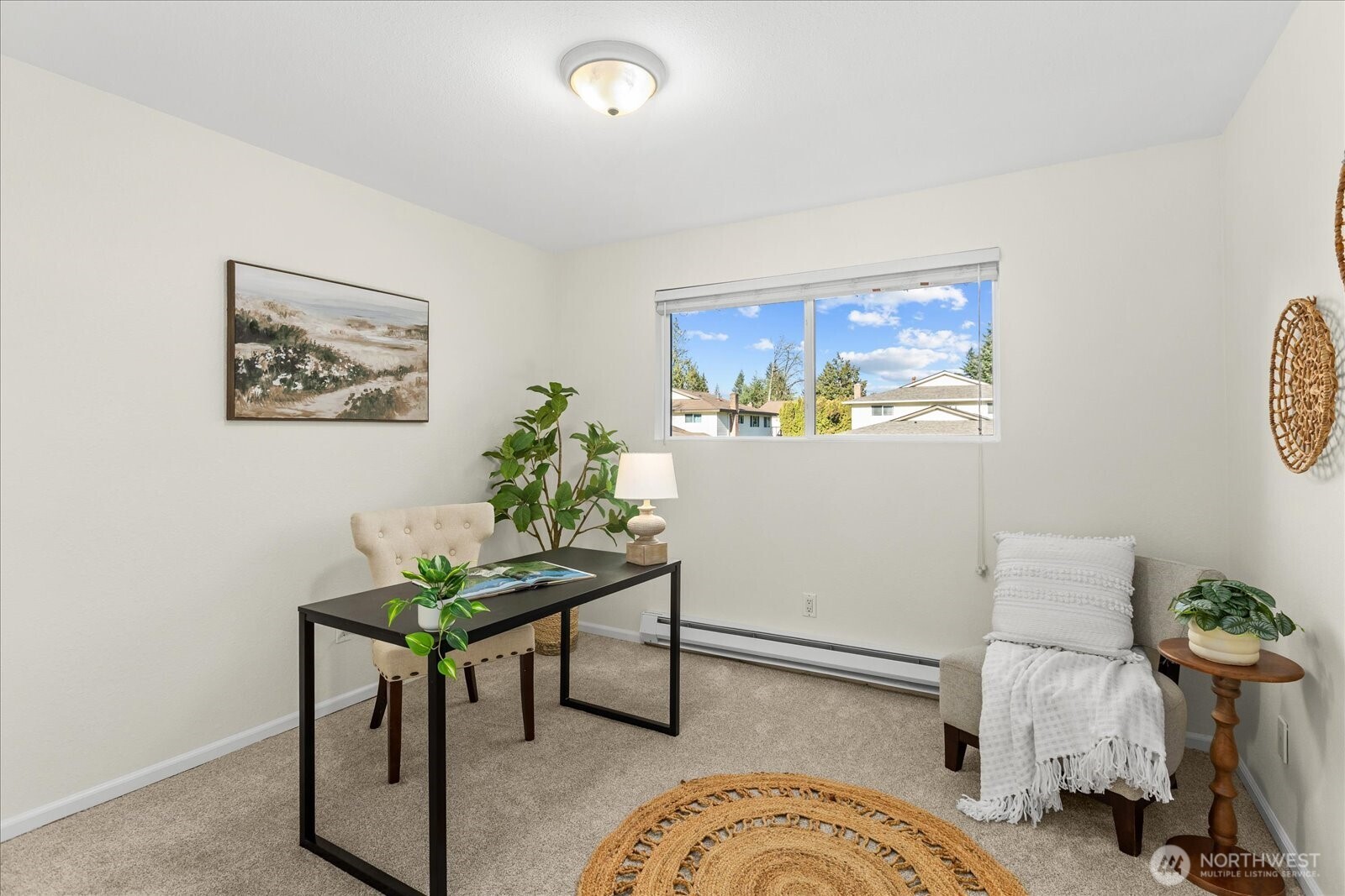 410 214th Street Southwest, Unit B Bothell, WA 98021 - Photo 24 of 37 a workspace with furniture and window
