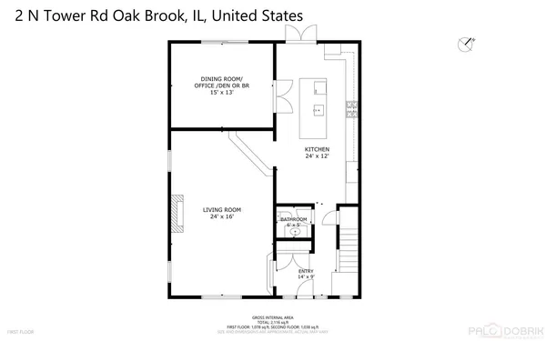 $449,999 | 2 North Tower Road, Oak Brook, IL 60523