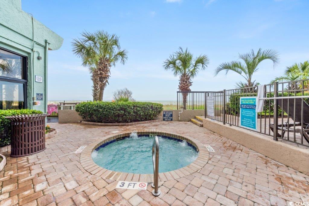 2311 South Ocean Boulevard, Unit 624 Myrtle Beach, SC 29577 - Photo 21 of 28 View featuring a patio and a community hot tub