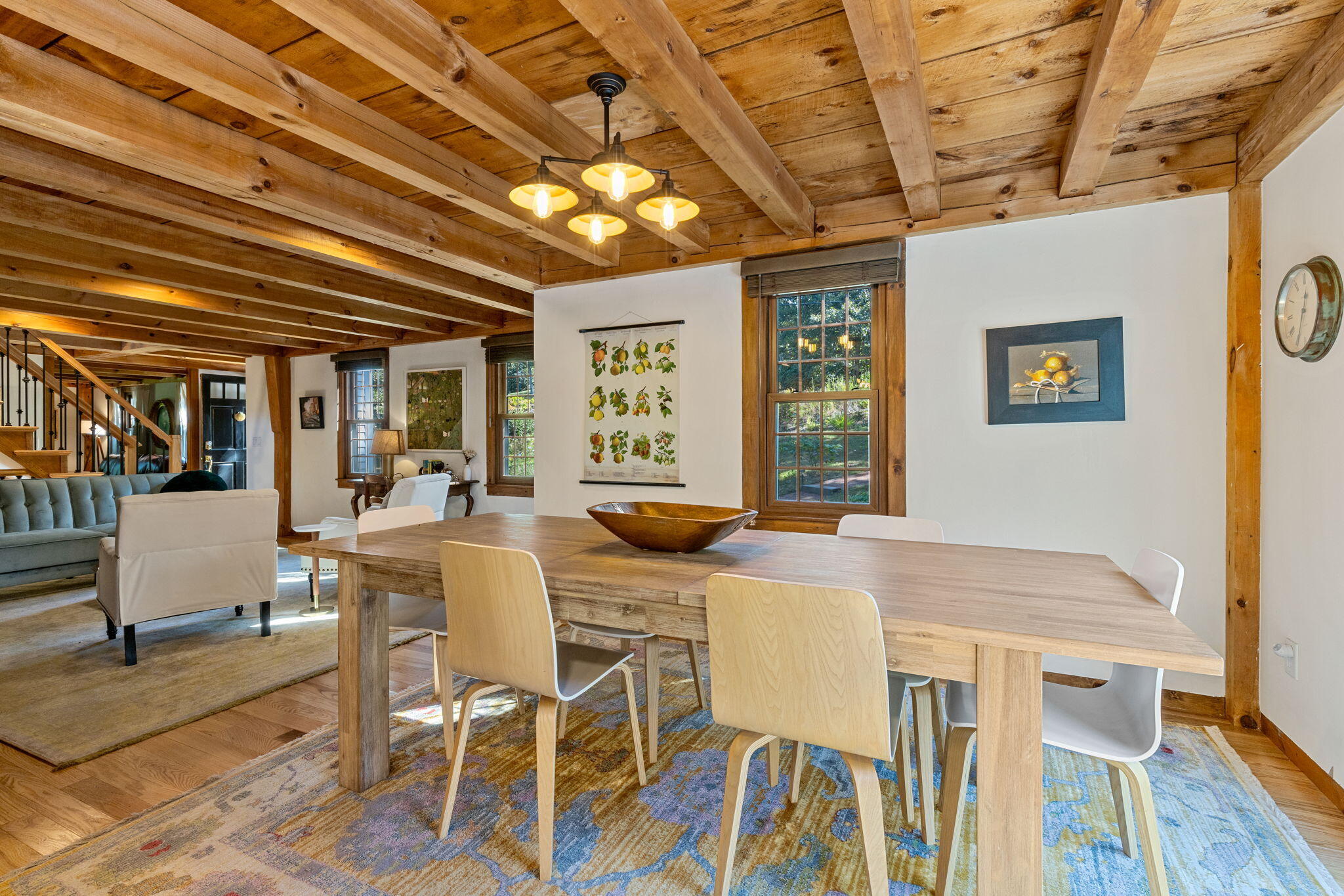 97 Round Cove Road Chatham, MA 02633 - Photo 18 of 55 a view of a dining room with furniture window and wooden floor