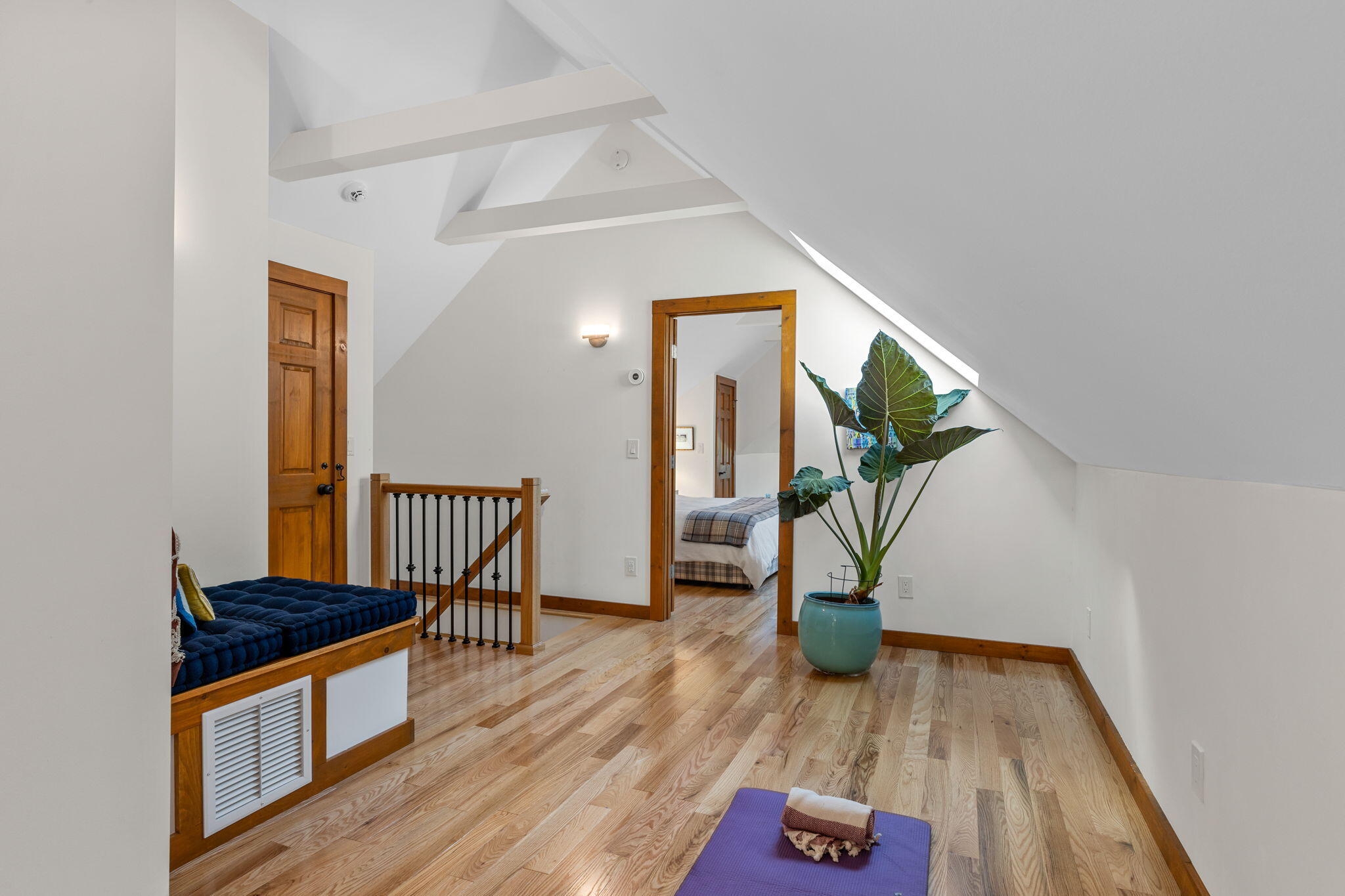 97 Round Cove Road Chatham, MA 02633 - Photo 23 of 55 a view of a hallway view with wooden floor and furniture