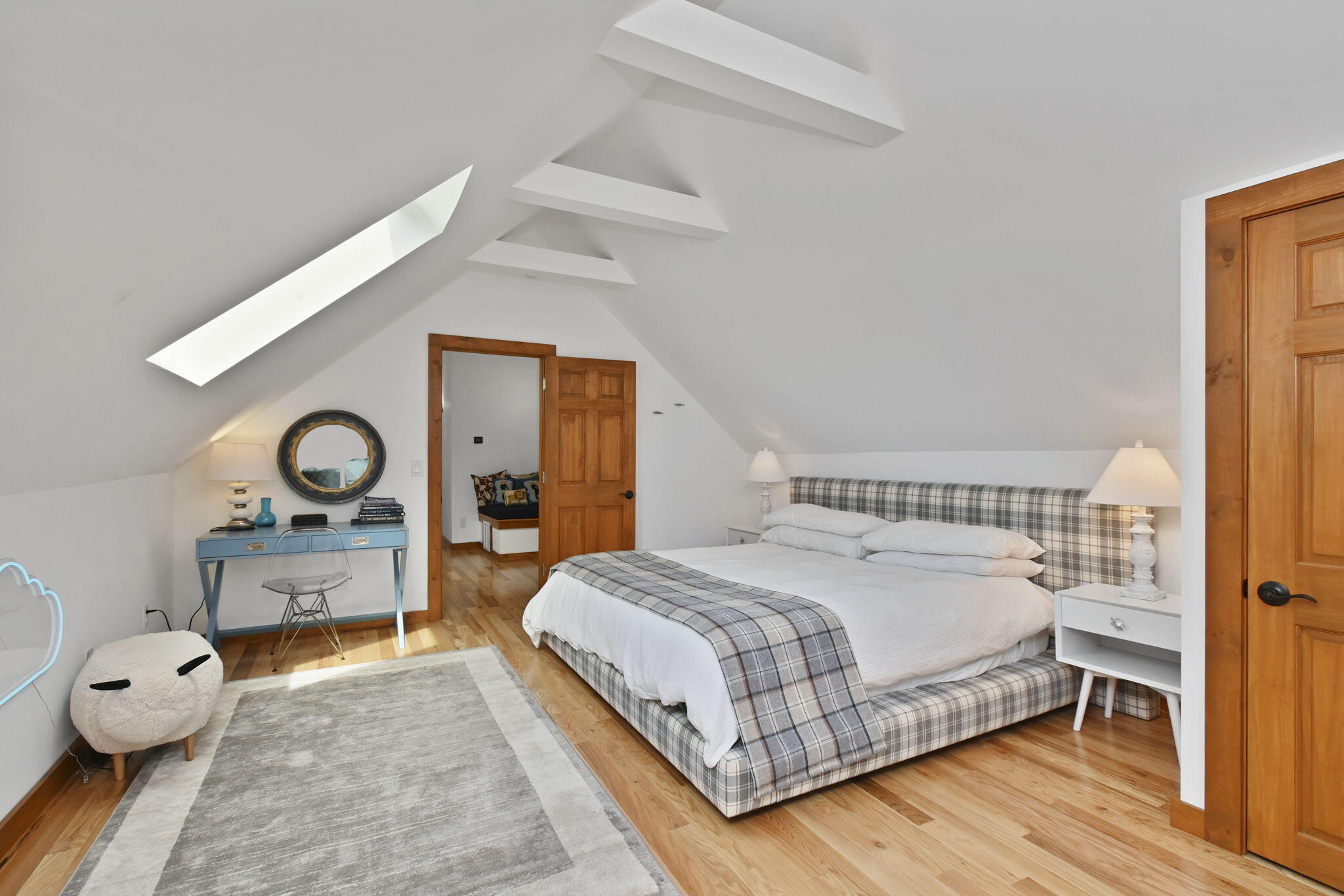 97 Round Cove Road Chatham, MA 02633 - Photo 29 of 55 a bedroom with a bed and a large window