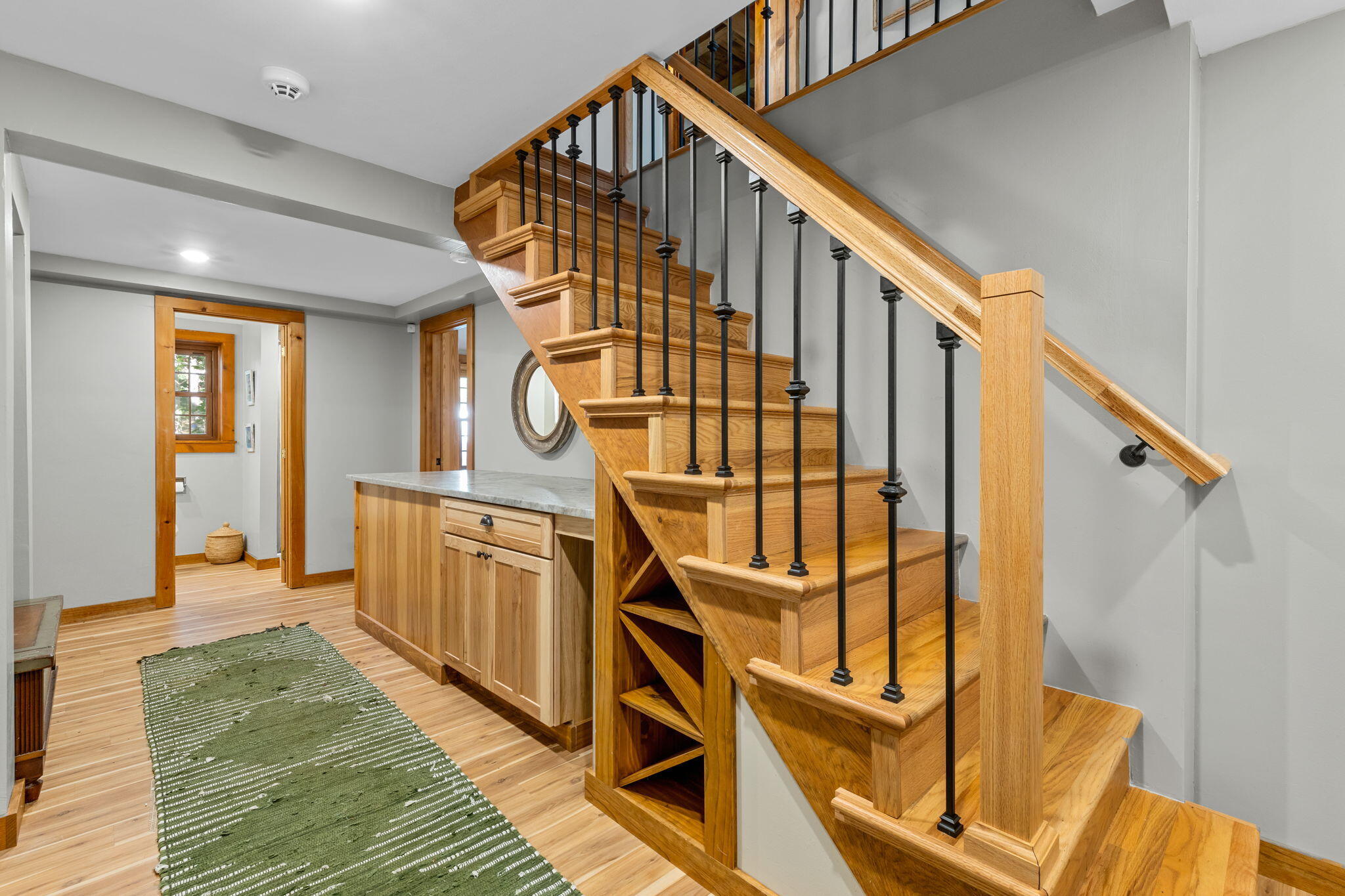 97 Round Cove Road Chatham, MA 02633 - Photo 33 of 55 a view of an entryway with wooden floor and staircase