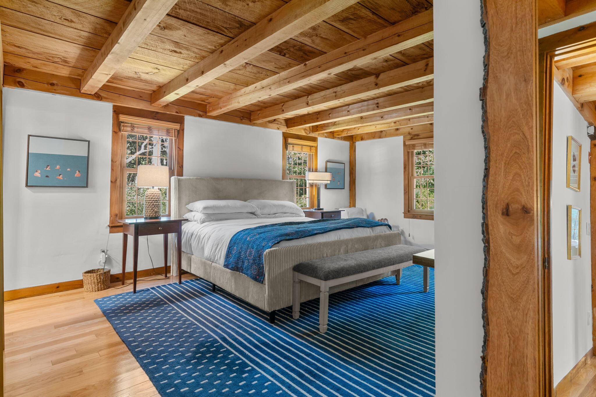 97 Round Cove Road Chatham, MA 02633 - Photo 6 of 55 a bedroom with a bed wooden floor and next to a window