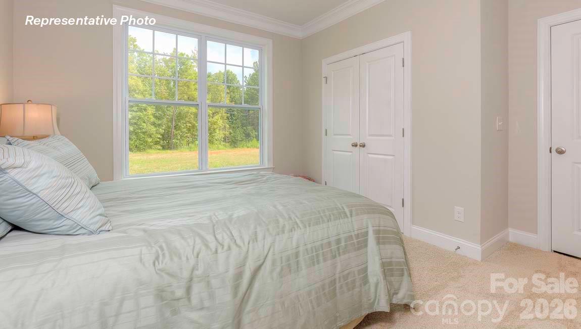 3003 Eclipse Court Indian Trail, NC 28079 - Photo 29 of 48 a bedroom with a bed and a window
