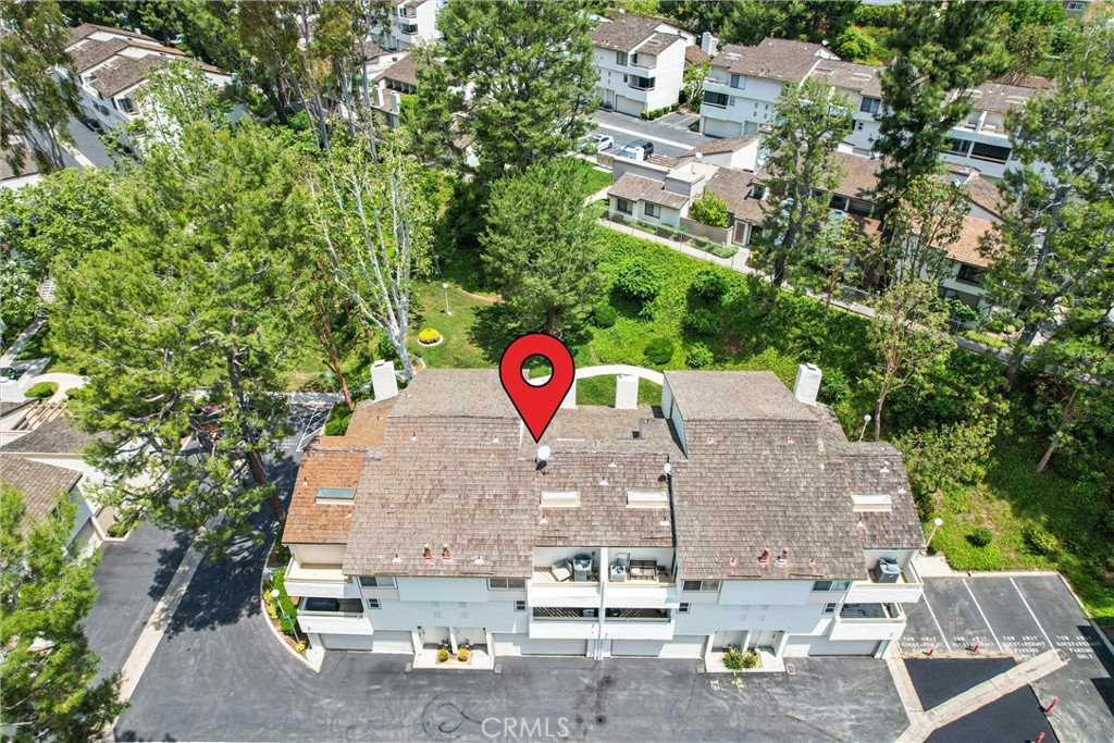 255 Scenic Way Brea, CA 92821 - Photo 54 of 57 an aerial view of residential house with outdoor space and parking