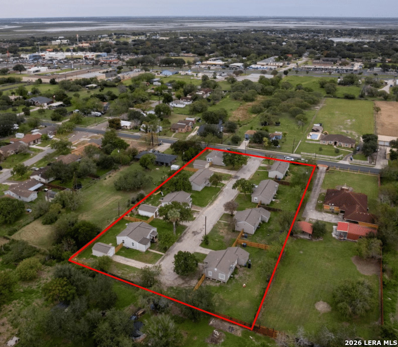 10901 Annaville Road Corpus Christi, TX 78410 - Photo 1 of 11 an aerial view of residential houses with outdoor space
