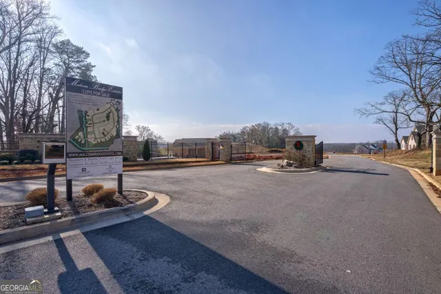 a view of a street with a building