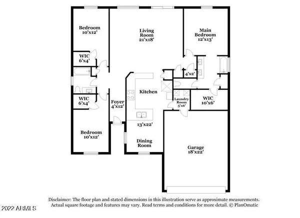 a view of empty room with wooden floor and ceiling fan