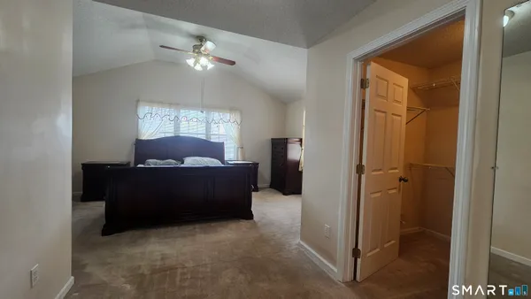 a view of empty room with windows