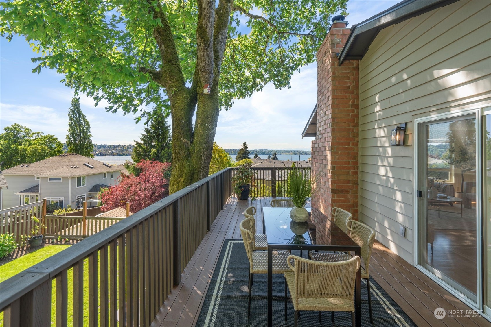 1201 North 28th Place Renton, WA 98056 - Photo 18 of 25 a view of a balcony with furniture