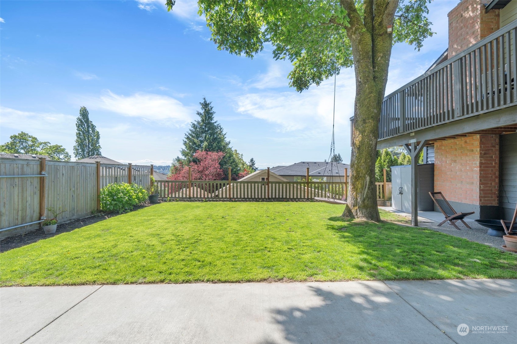1201 North 28th Place Renton, WA 98056 - Photo 23 of 25 a view of back yard of the house