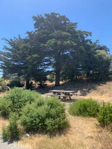 a view of a building and a street