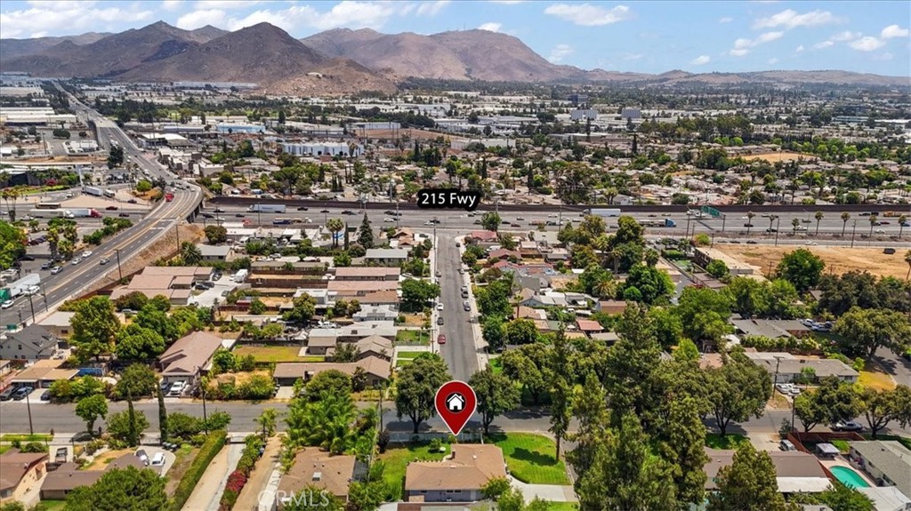 3315 Spring Garden Street Riverside, CA 92501 - Photo 37 of 38 an aerial view of residential houses with outdoor space and parking