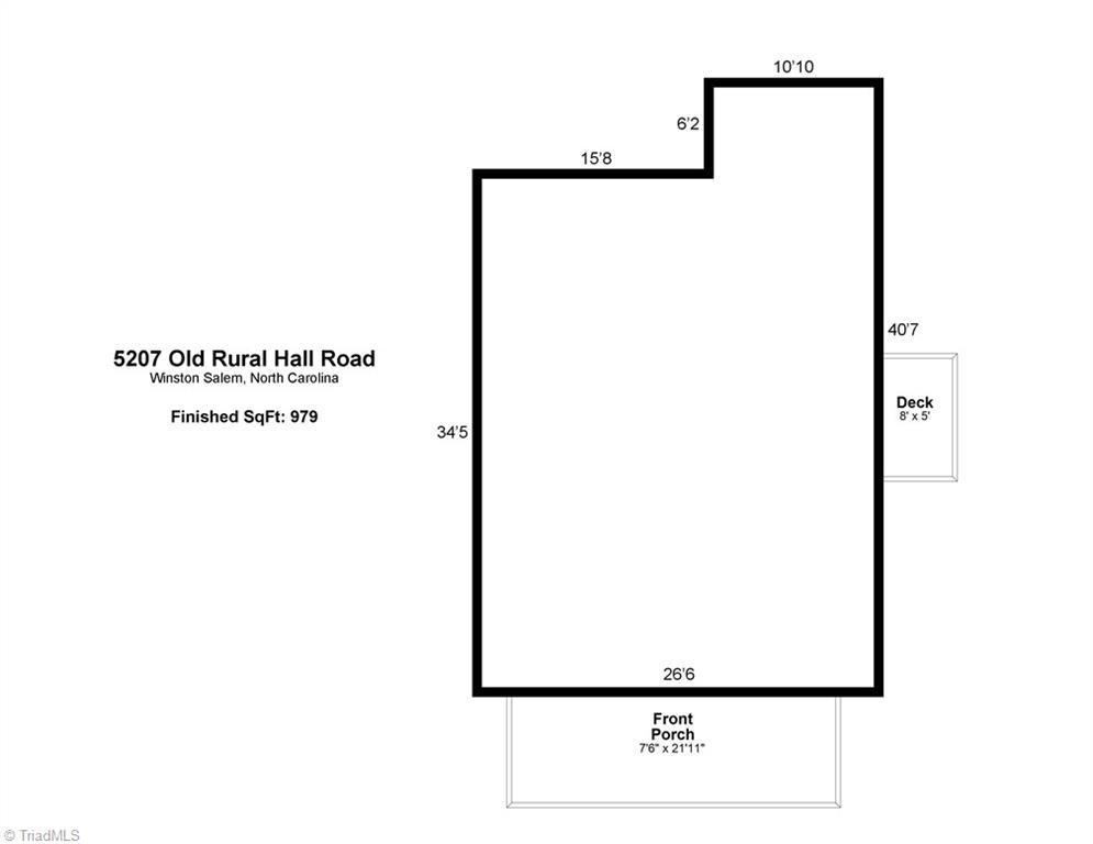 5207 Old Rural Hall Road Winston-Salem, NC 27105 - Photo 13 of 14 Measurements