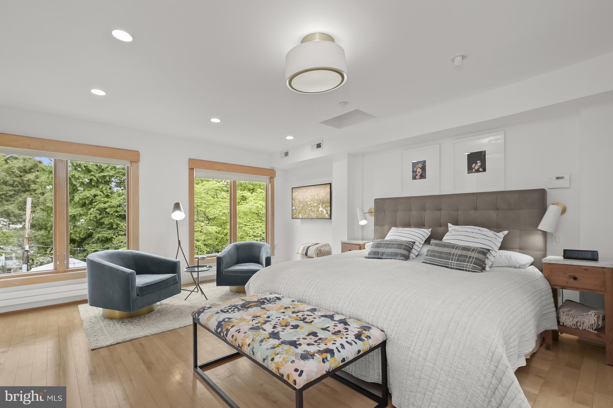 1931 38th Street Northwest Washington, DC 20007 - Photo 14 of 45 Spacious primary suite with glass overlook