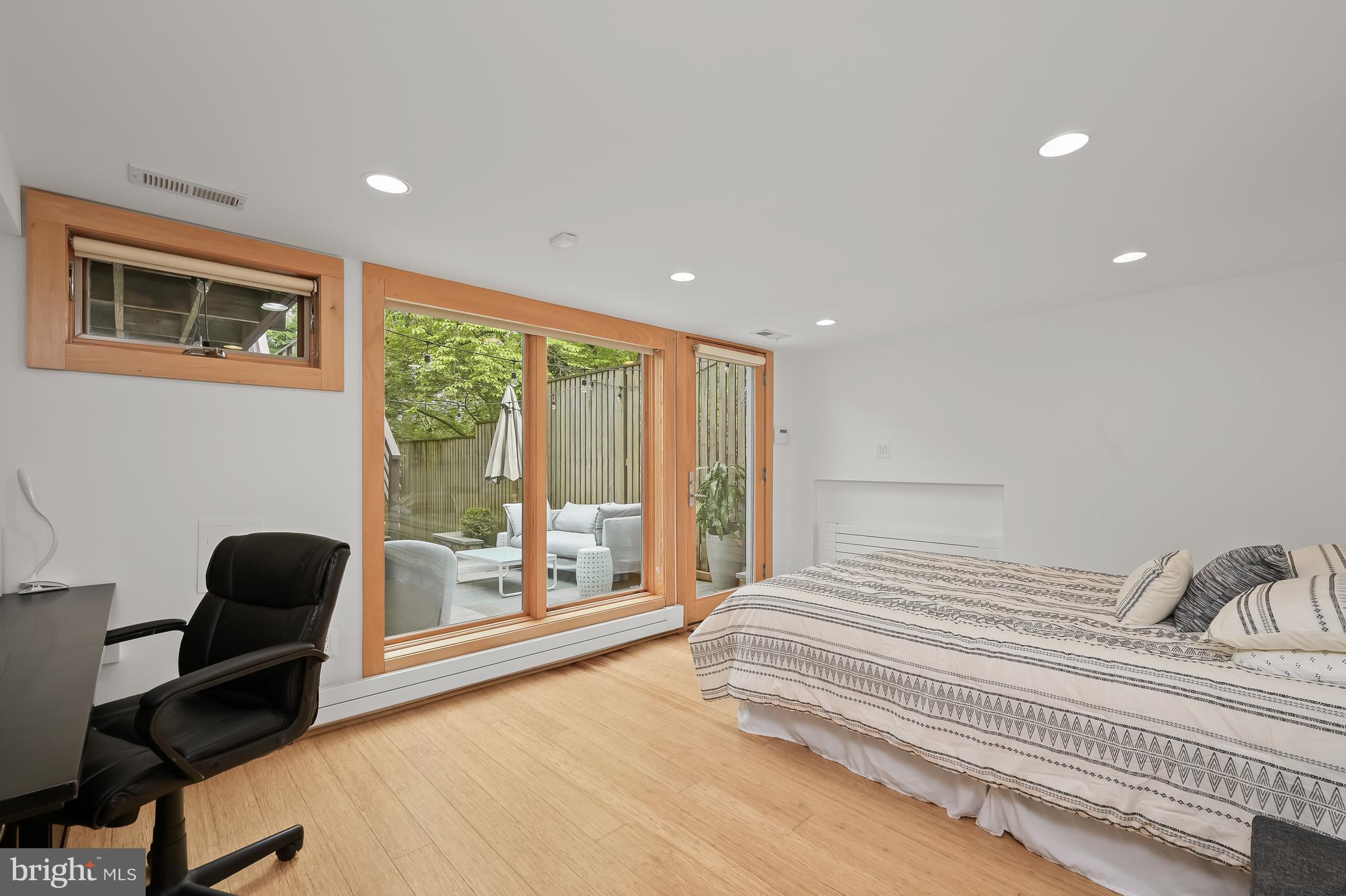 1931 38th Street Northwest Washington, DC 20007 - Photo 26 of 45 Bedroom #3 with rear entrance