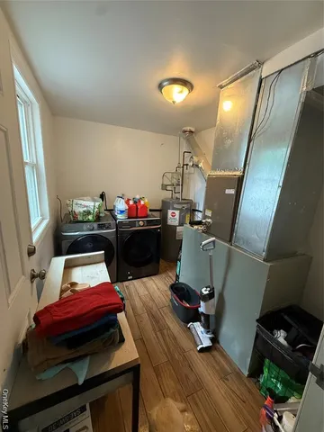 a room with storage and utility