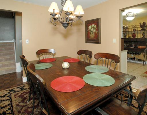 224 Falls Village Road Plum, PA 15239 - Photo 5 of 18 Dining Room. Nice dinning room off kitchen with hard wood floors and beautiful chandalier.