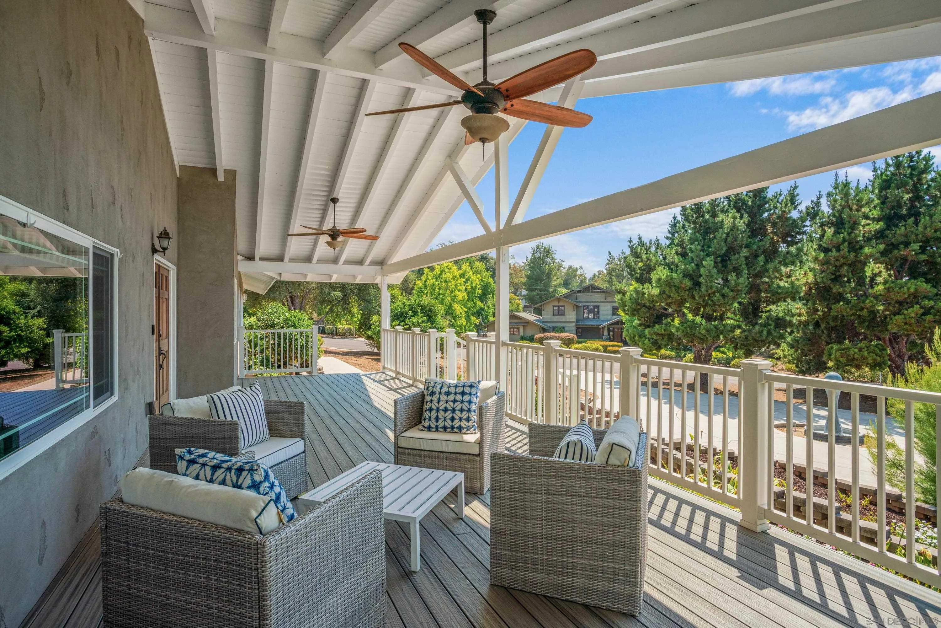 16355 Orchard Bend Road Poway, CA 92064 - Photo 26 of 49 a view of a chair and table in the balcony