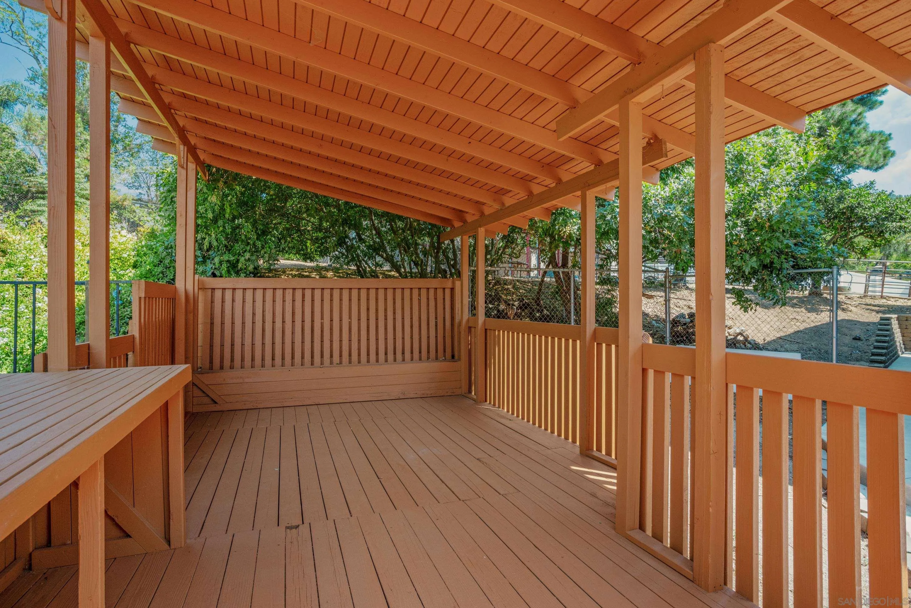 16355 Orchard Bend Road Poway, CA 92064 - Photo 30 of 49 a view of a wooden deck