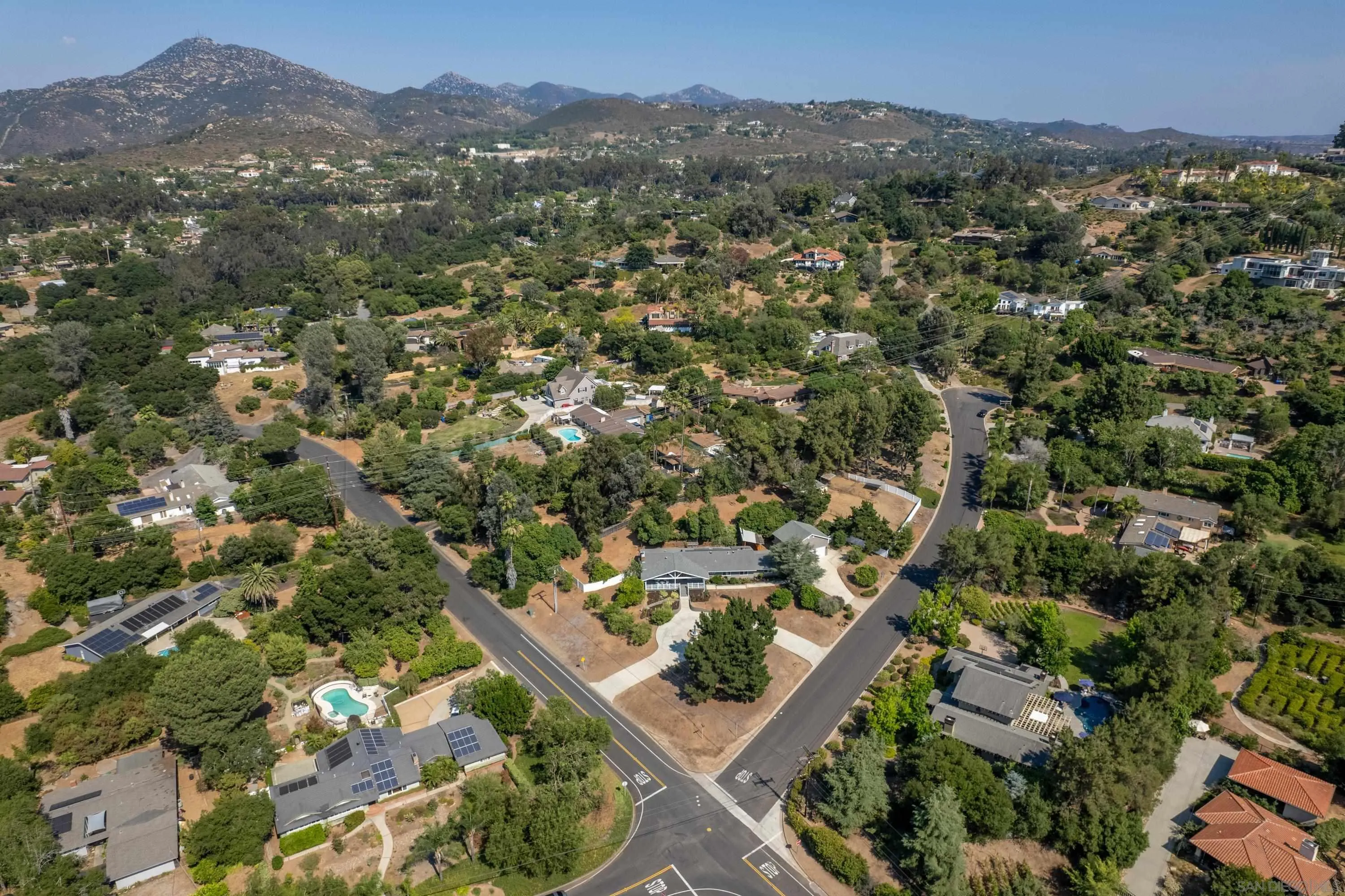 16355 Orchard Bend Road Poway, CA 92064 - Photo 45 of 49 an aerial view of residential house with outdoor space