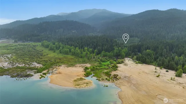 a view of a backyard of a house