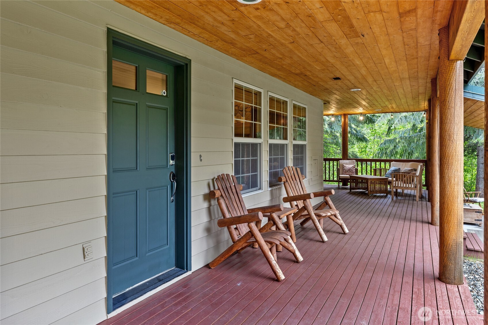 14997 Salmon La Sac Road Ronald, WA 98940 - Photo 10 of 39 a view of a house with wooden deck and furniture