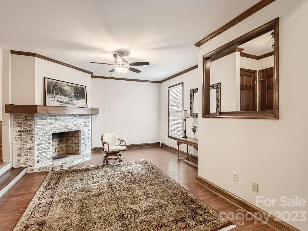 2500 Round Table Road, Unit B Monroe, NC 28110 - Photo 4 of 20 a living room with furniture and a fireplace