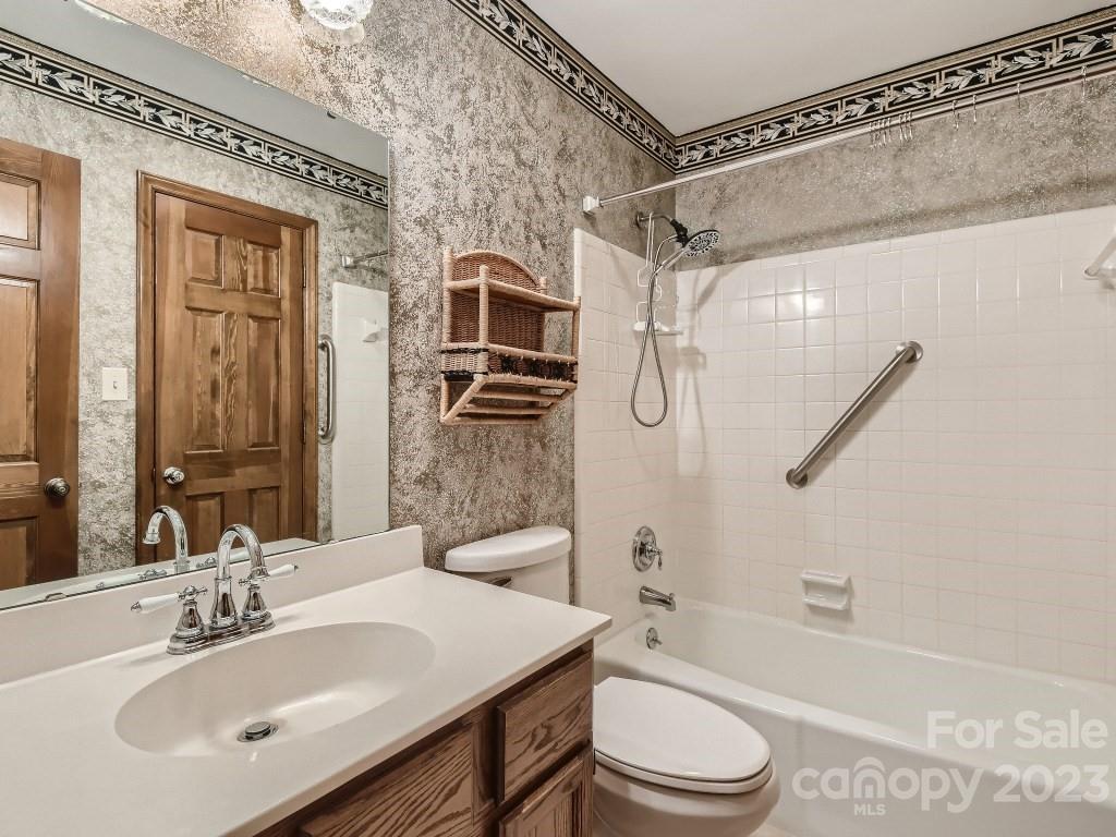 2500 Round Table Road, Unit B Monroe, NC 28110 - Photo 10 of 20 a bathroom with a sink a toilet and shower