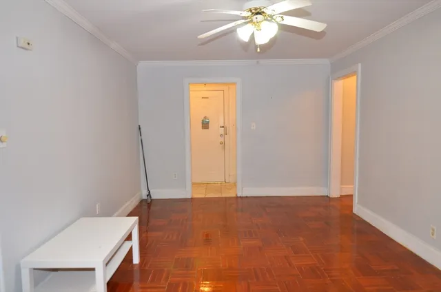 a view of an empty room with window