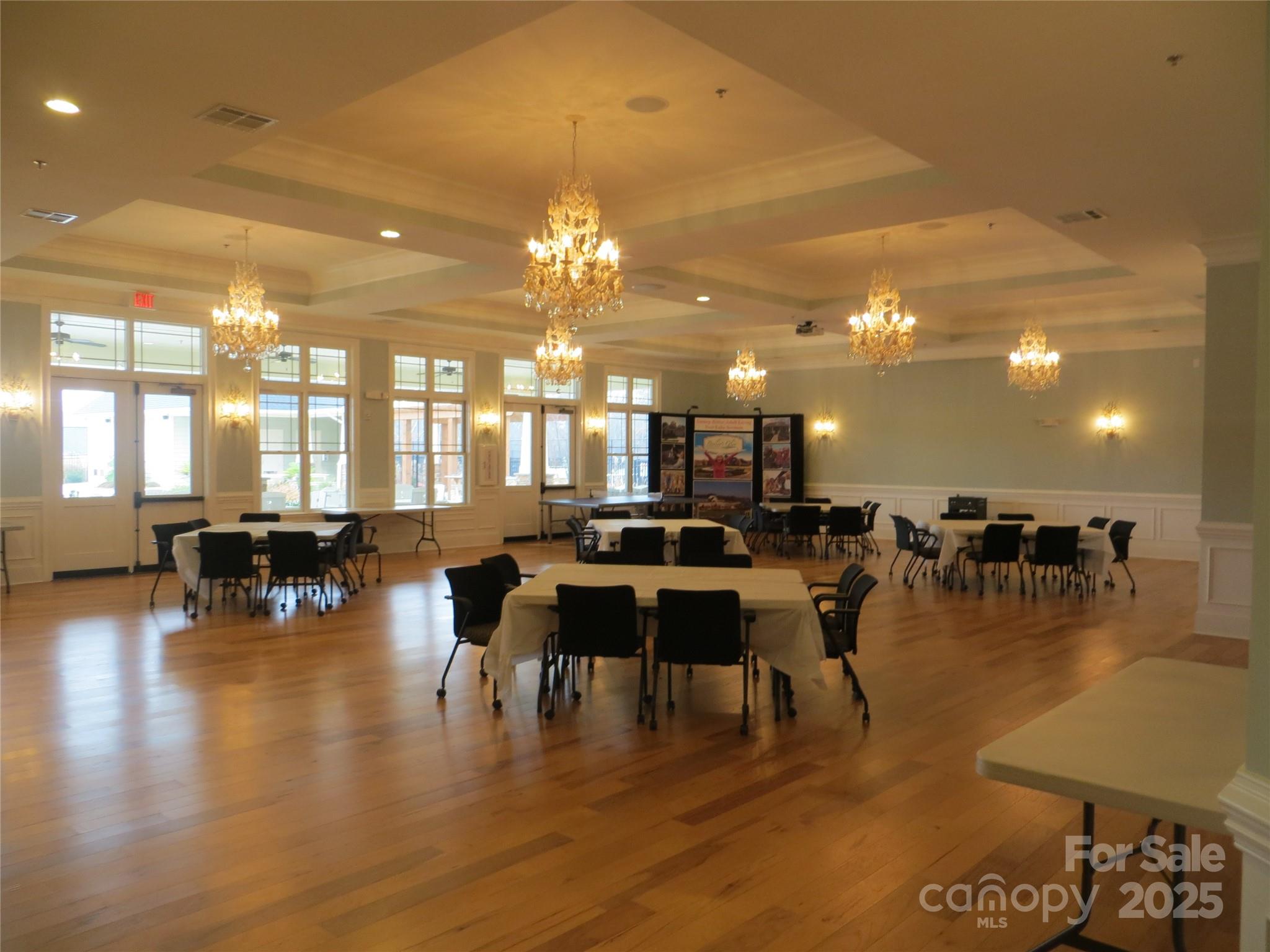 12821 Mayes Road Huntersville, NC 28078 - Photo 6 of 17 a view of a dining room with furniture and wooden floor
