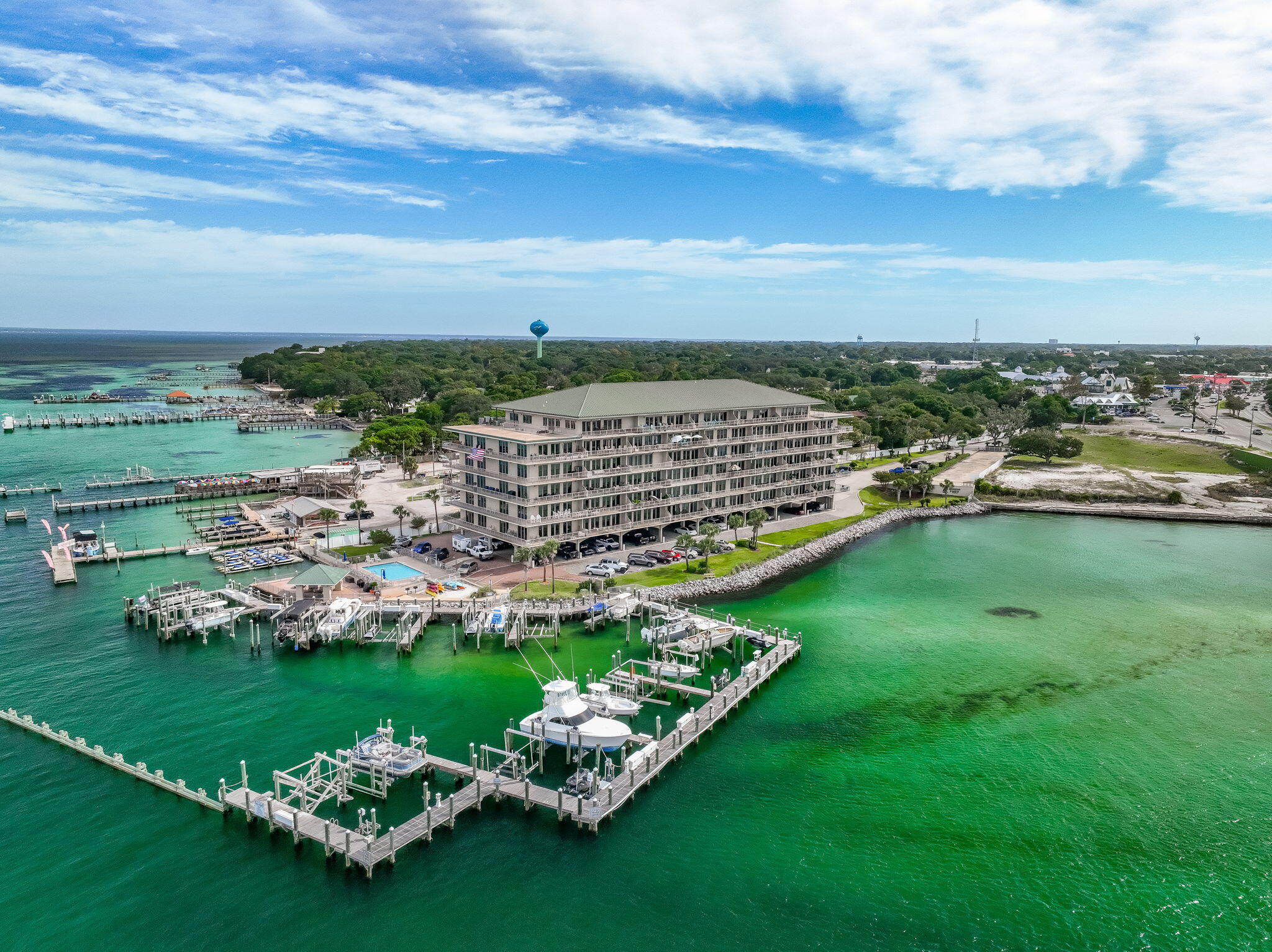 5 Calhoun Avenue, Unit 403 Destin, FL 32541 - Photo 5 of 35 a view of a lake with a city