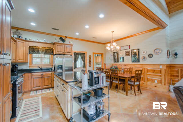 21550 Broad Street Silverhill, AL 36576 - Photo 14 of 45 Granite countertops, Stainless steel appliances, cypress kitchen cabinets