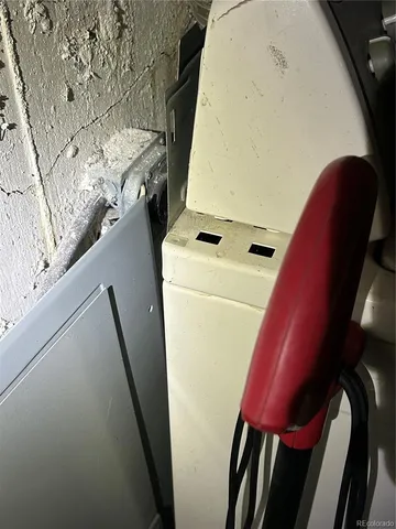 a close view of walk in closet