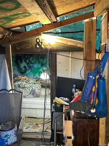 a view of outdoor space with seating area