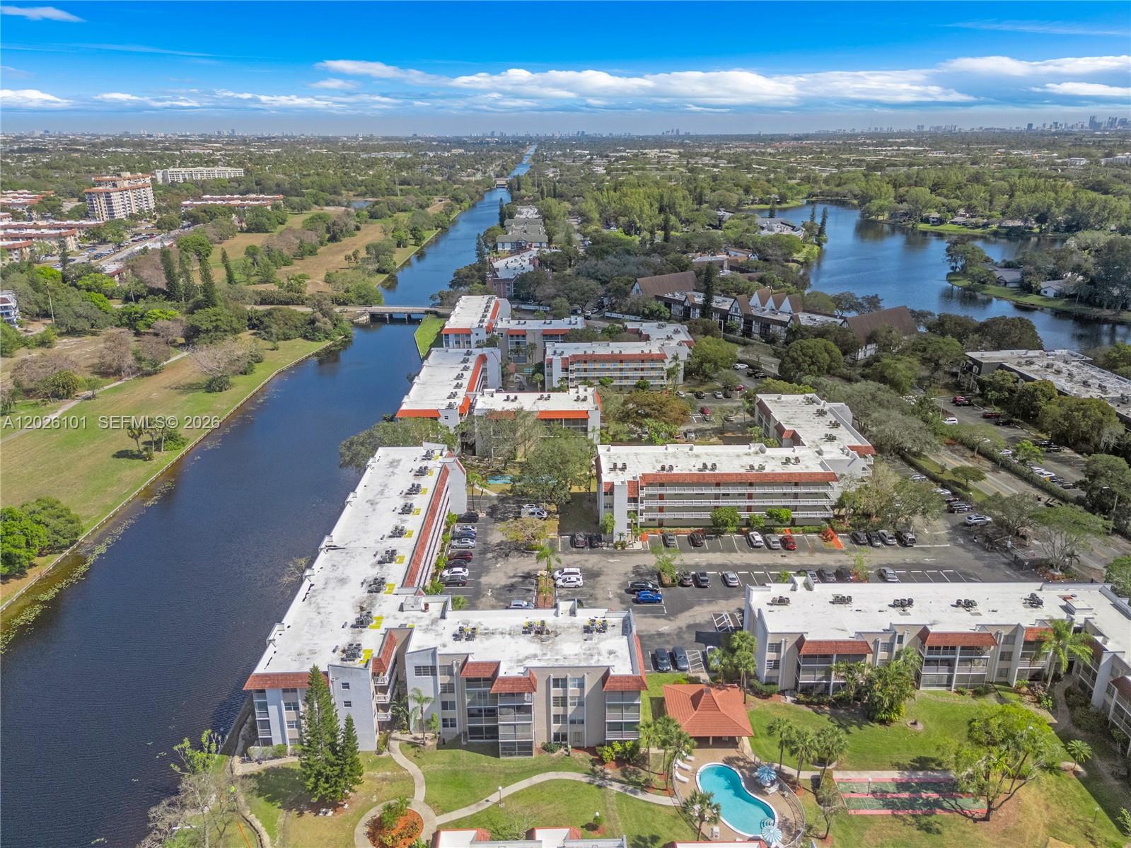 3551 Inverrary Drive, Unit 208 Lauderhill, FL 33319 - Photo 31 of 34 a view of a city with an ocean view