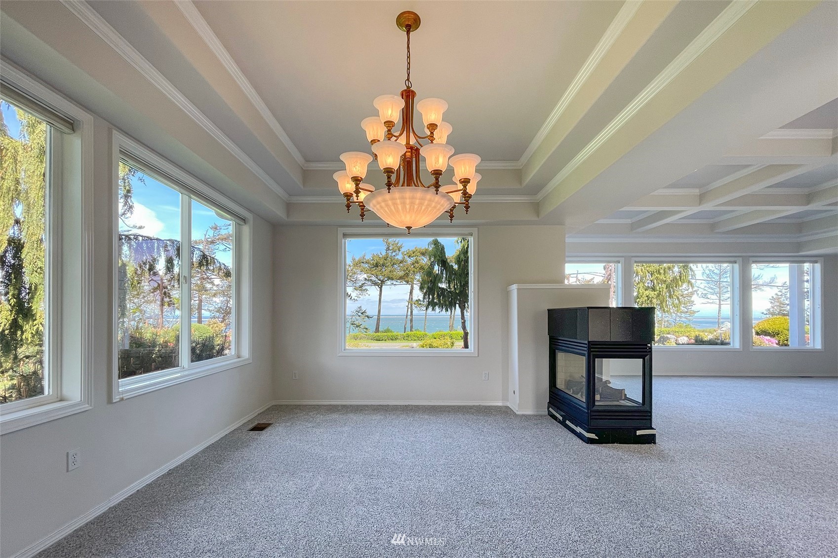 402 Marine Drive Sequim, WA 98382 - Photo 9 of 40 a dining room with furniture and window