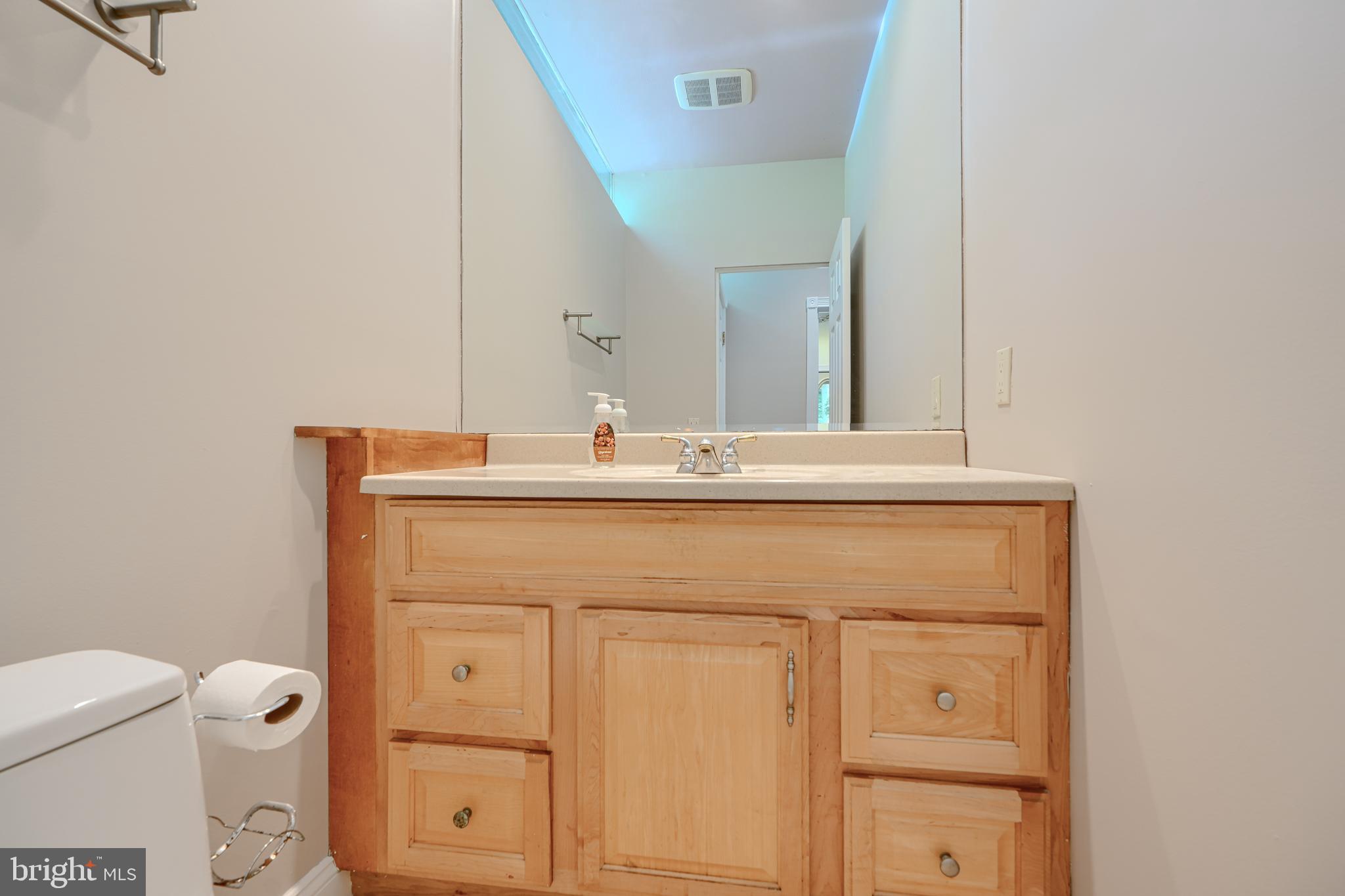 2101 Tufton Avenue Reisterstown, MD 21136 - Photo 47 of 125 a bathroom with a sink a toilet and a mirror