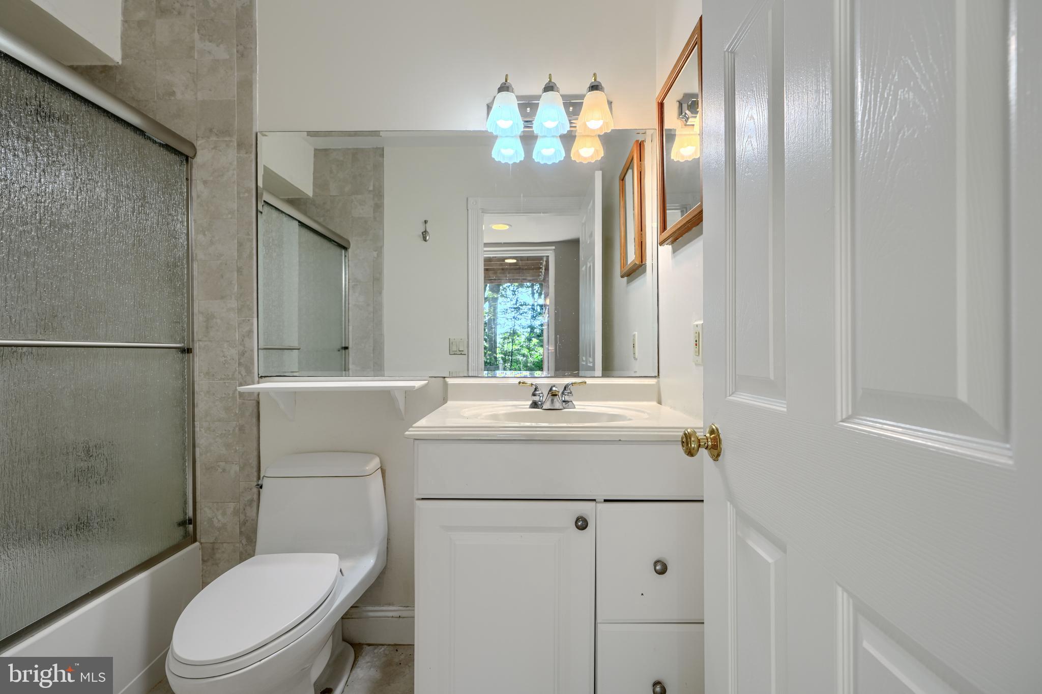 2101 Tufton Avenue Reisterstown, MD 21136 - Photo 64 of 125 a bathroom with a sink a toilet a mirror and shower